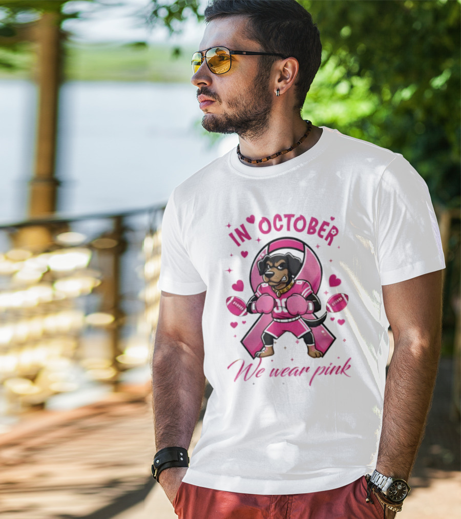 Tennessee Volunteers Breast Cancer Awareness In October We Wear Pink Tackle Cancer Score Hope T-Shirt