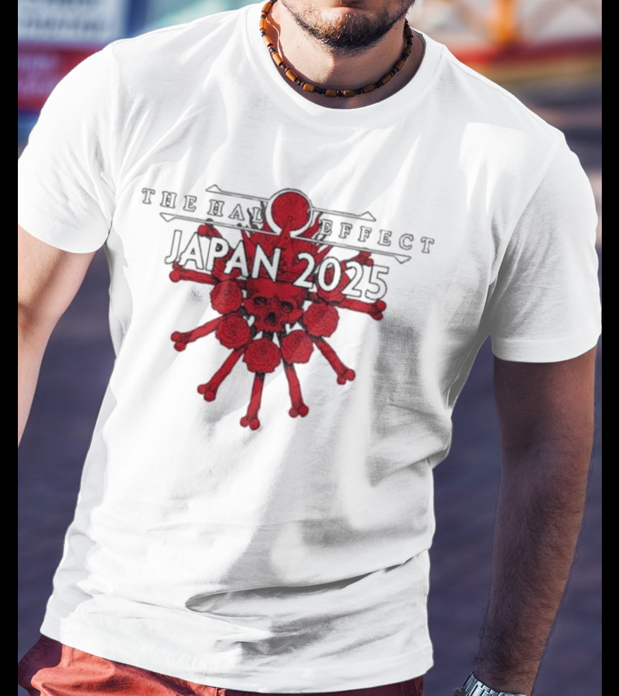 The Halo Effect Japan Tour 2025 Skull Osaka Big Cat Tokyo Toyosu Pit T-Shirt