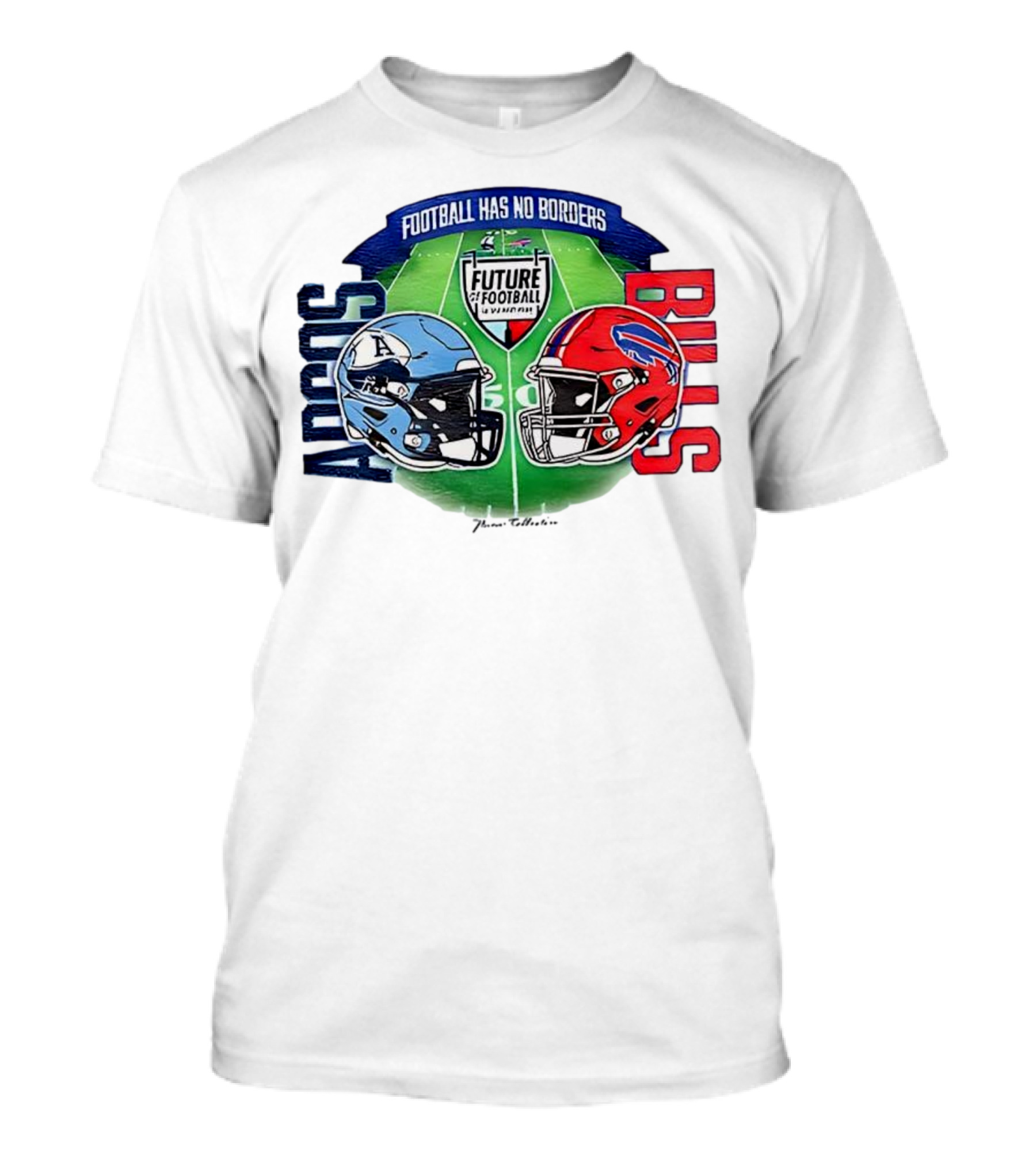Toronto Argos Bills Football Has No Borders Future Of Football T-Shirt