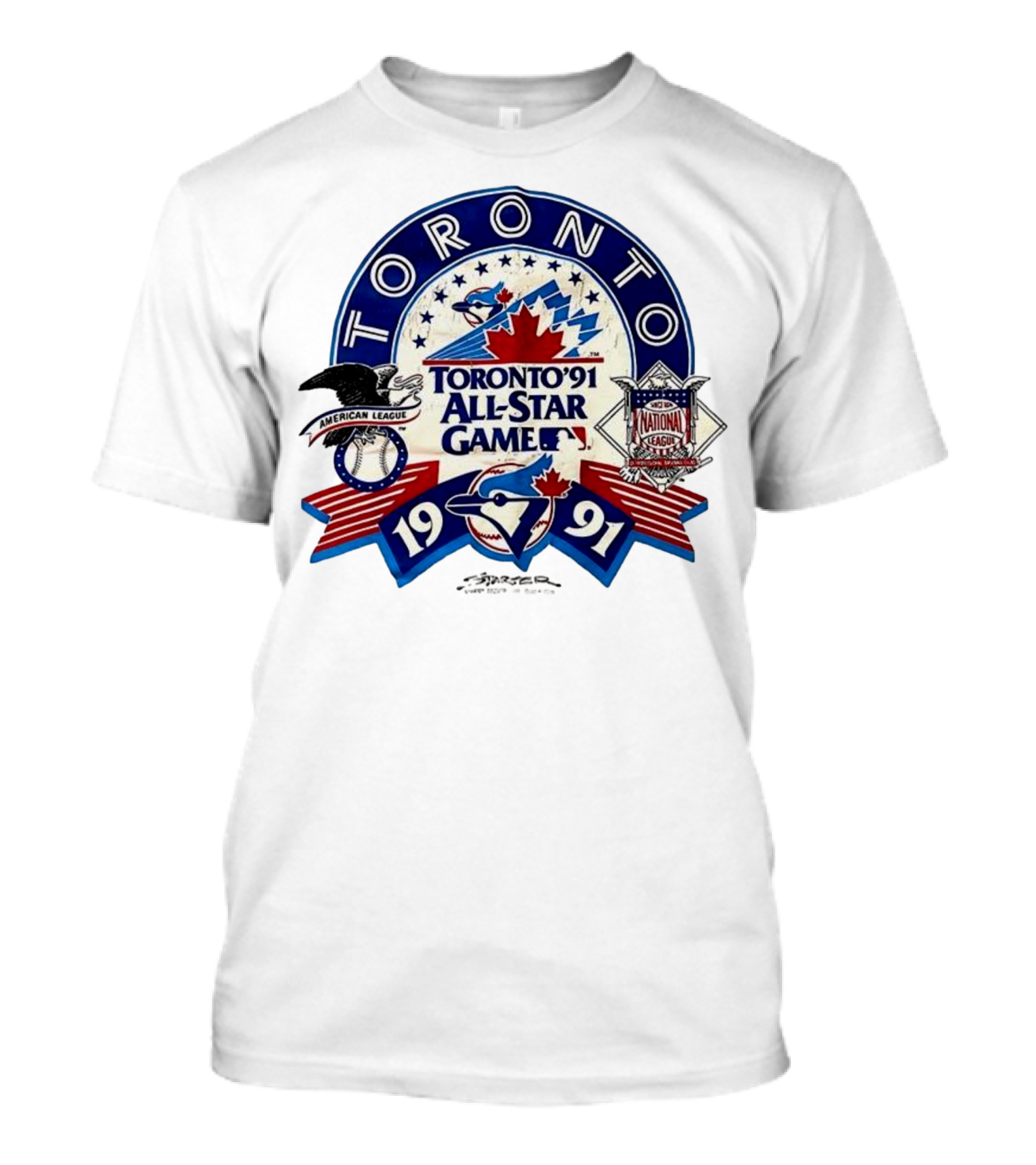 Toronto 1991 All-Star Game American National League Blue Jays T-Shirt