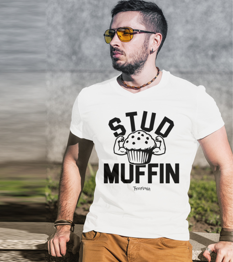Frankie Antonelli Wearing Stud Muffin Texas A&M Aggies Football Fan Tee T-Shirt