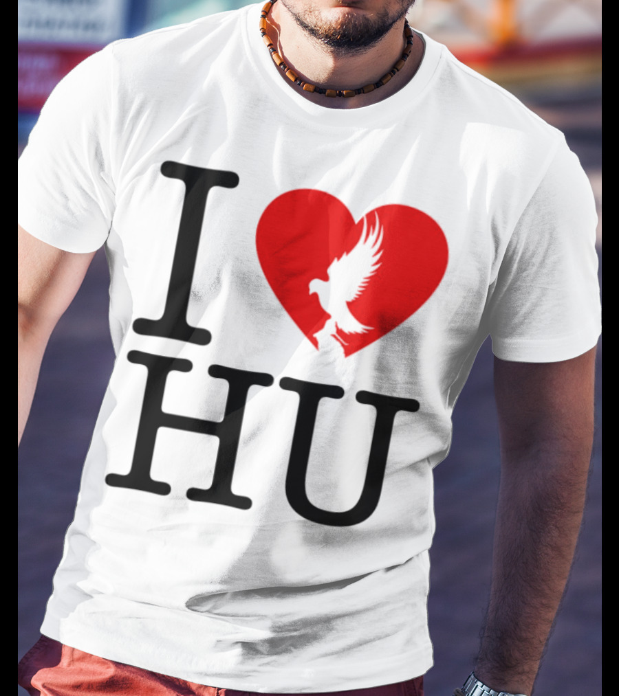 Hollywood Undead Spring 2025 I Love HU Heart And Eagle Icon T-Shirt