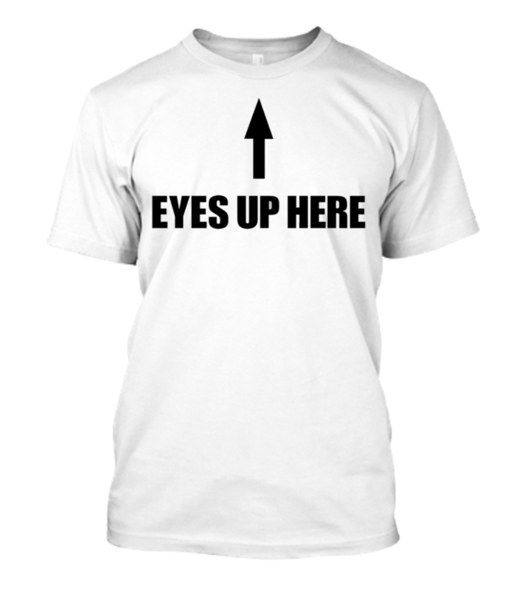 Cowboys Of Habit Eyes Up Here Arrow Graphic T-Shirt