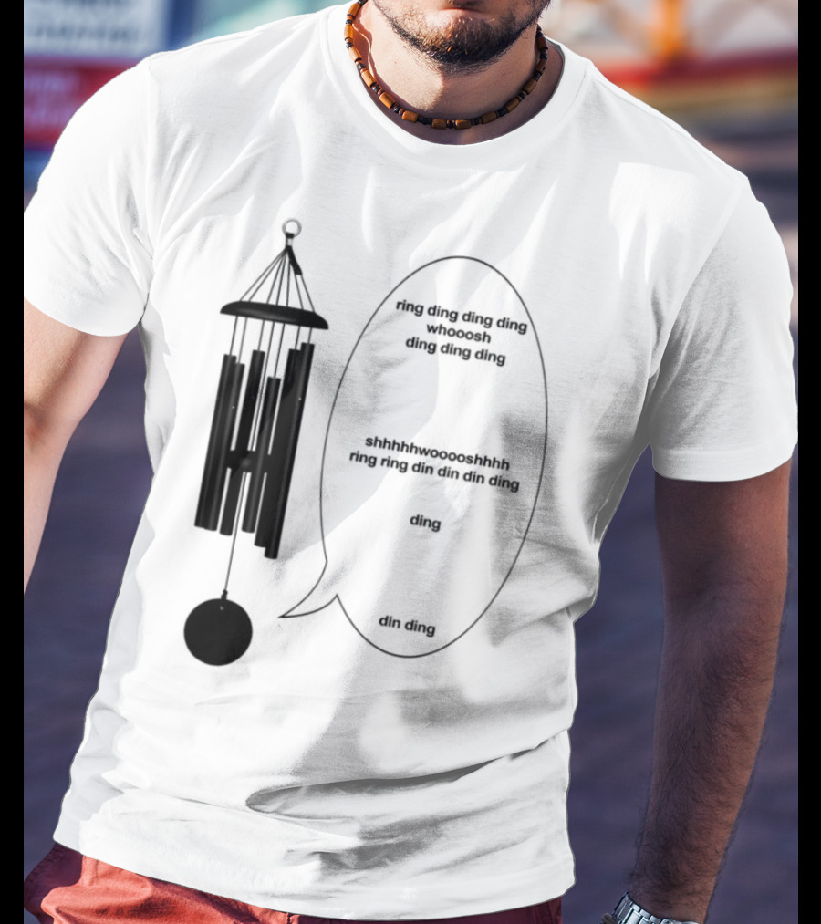 Henry Johnson Whooosh Ring Ding Ding Ding Wind Chime Sound Effect T-Shirt