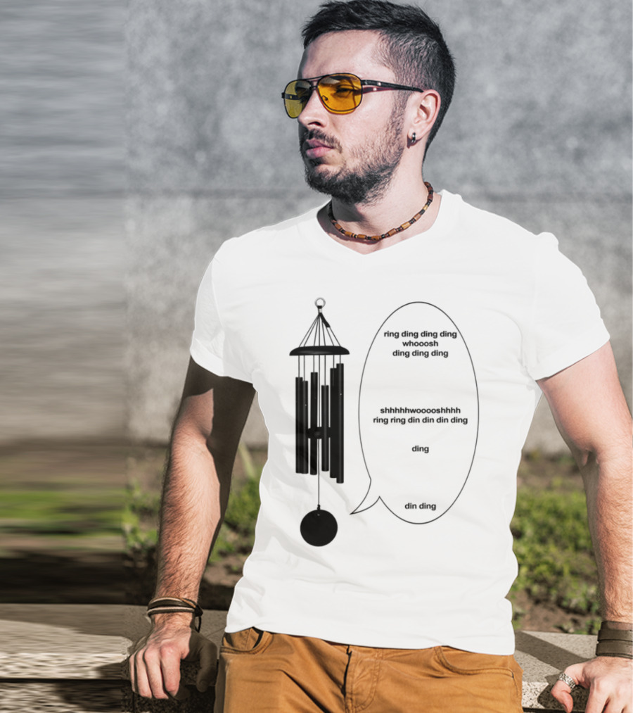 Henry Johnson Whooosh Ring Ding Ding Ding Wind Chime Sound Effect T-Shirt