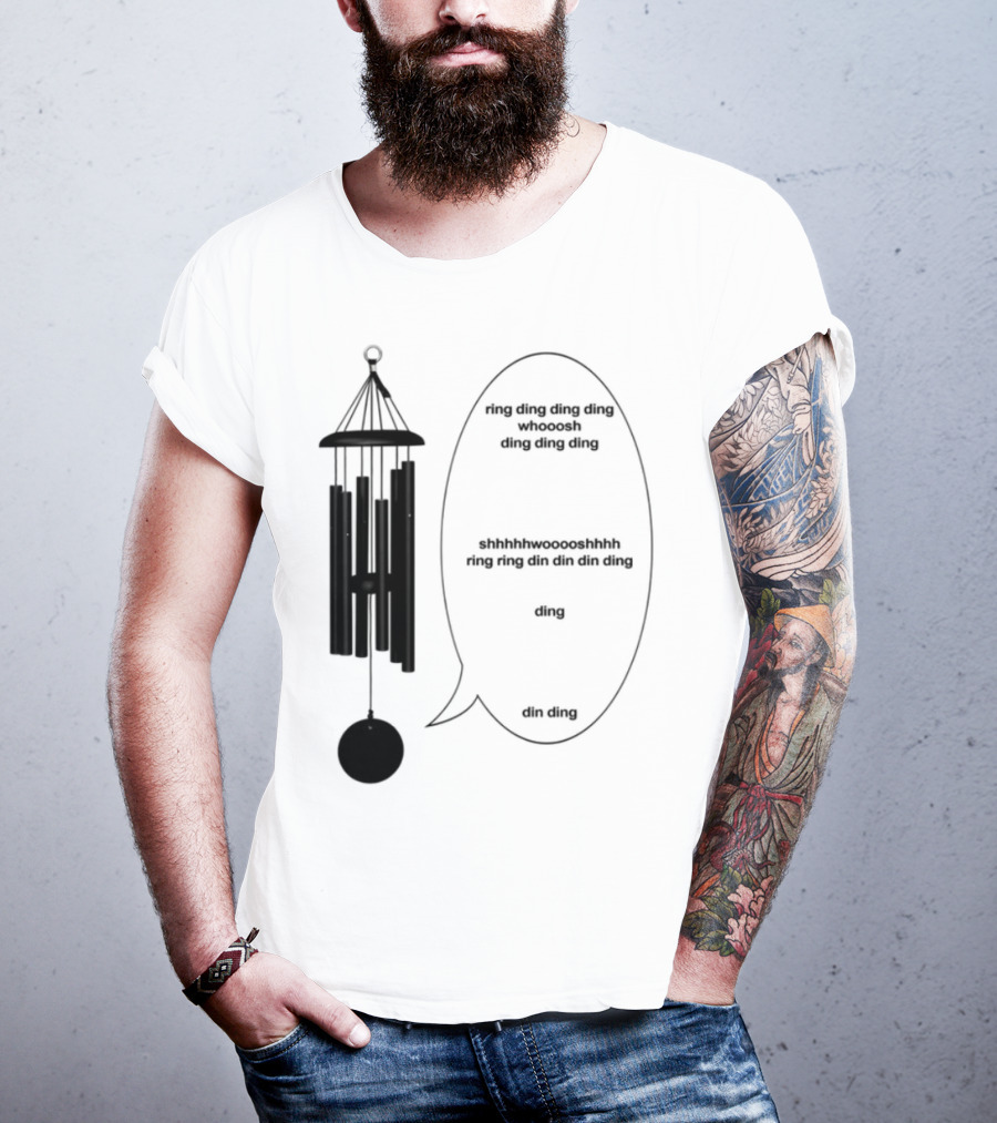 Henry Johnson Whooosh Ring Ding Ding Ding Wind Chime Sound Effect T-Shirt