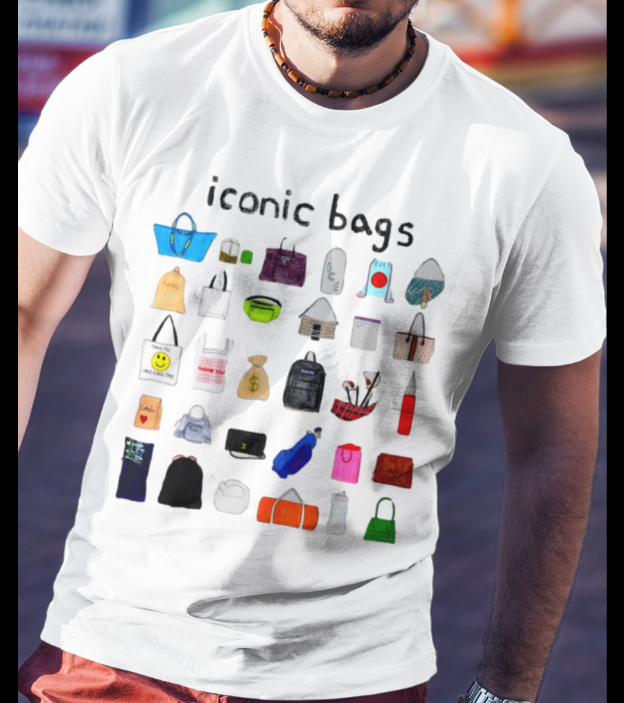 Iconic Bags Featuring Famous And Recognizable Designs And Symbols T-Shirt