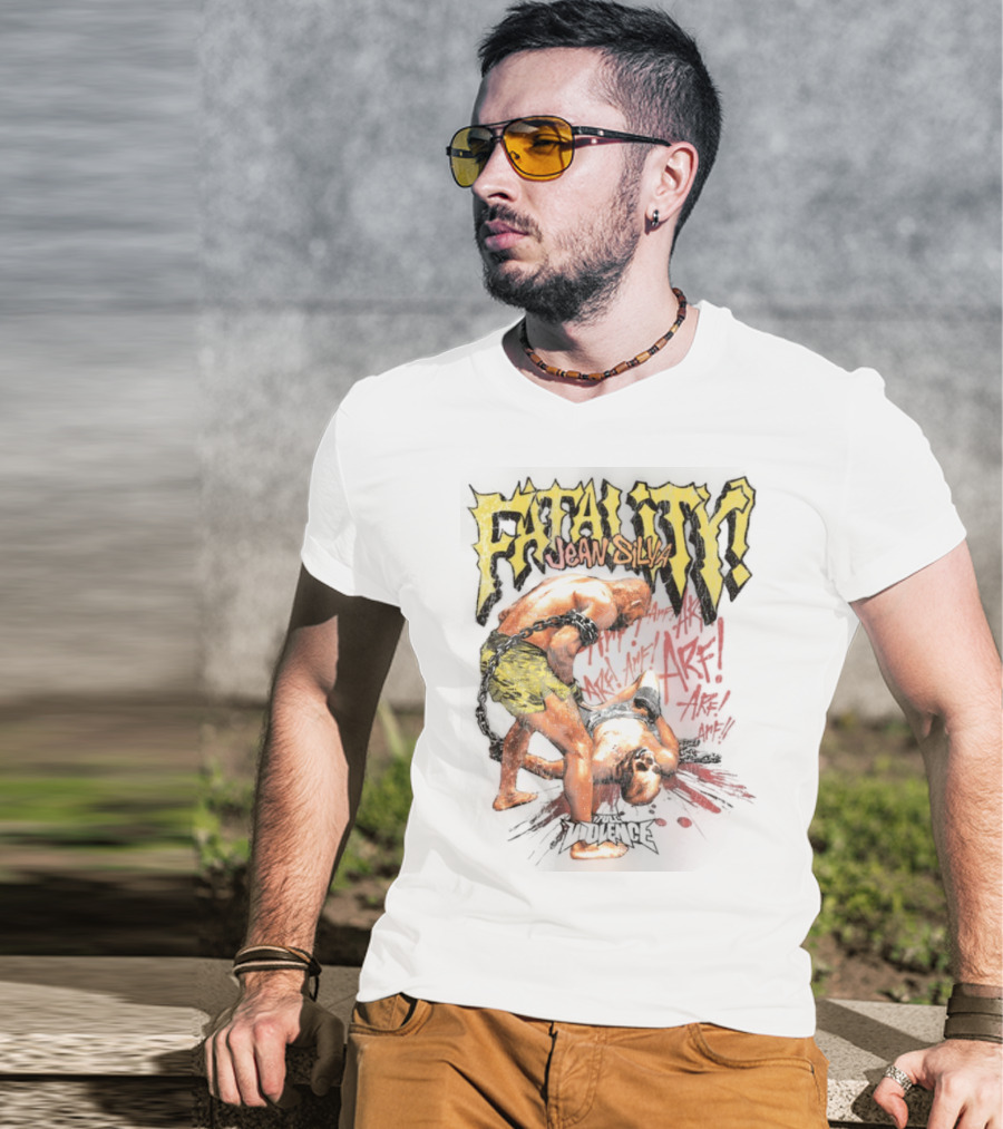 Fatality Jean Silva MMA Knockout Fight Scene T-Shirt