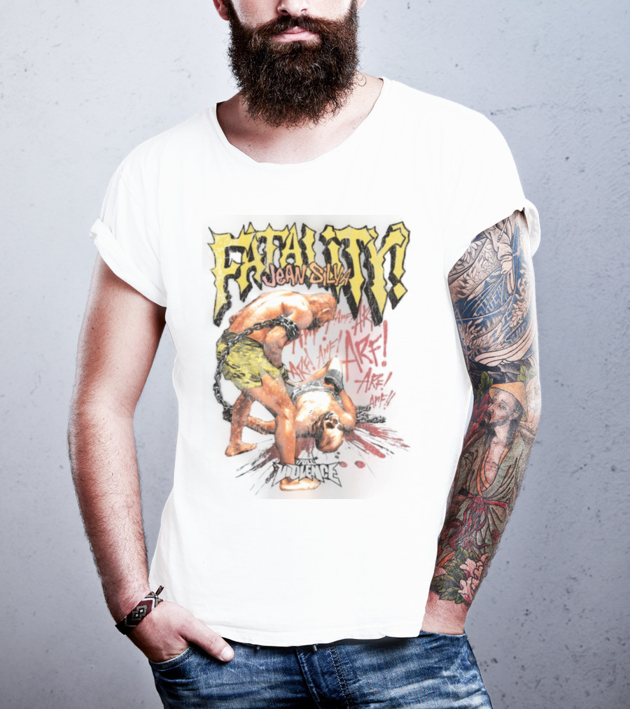 Fatality Jean Silva MMA Knockout Fight Scene T-Shirt