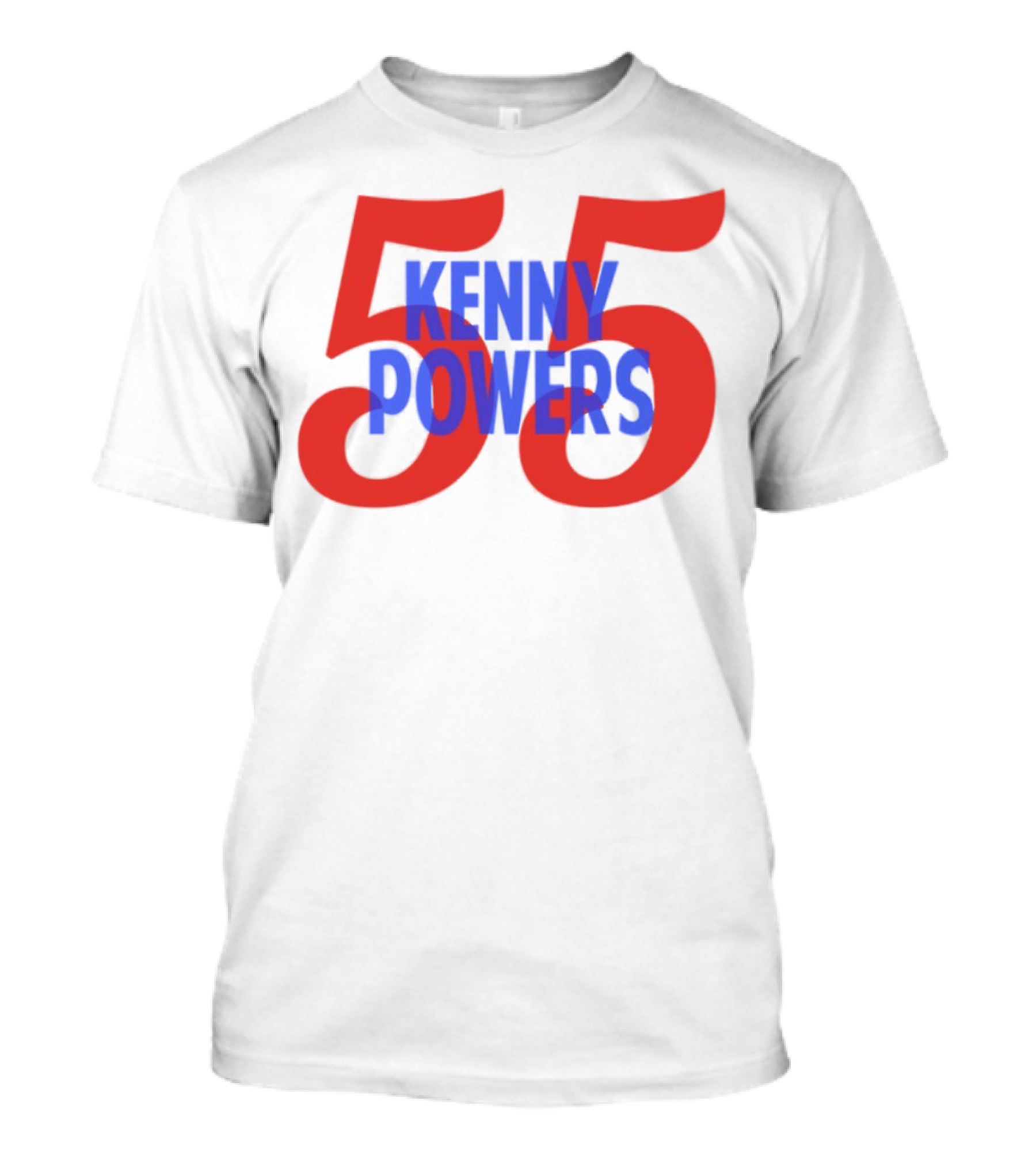 Kenny Powers 55 Retro Sports Number T-Shirt