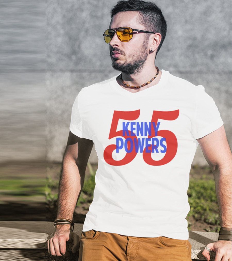 Kenny Powers 55 Retro Sports Number T-Shirt