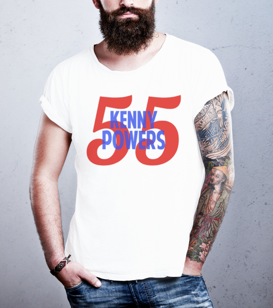 Kenny Powers 55 Retro Sports Number T-Shirt