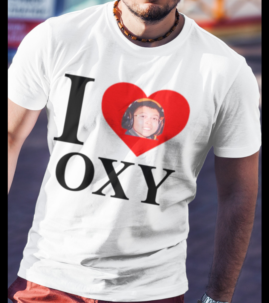 V1c I Heart Oxy Kid Headphones T-Shirt