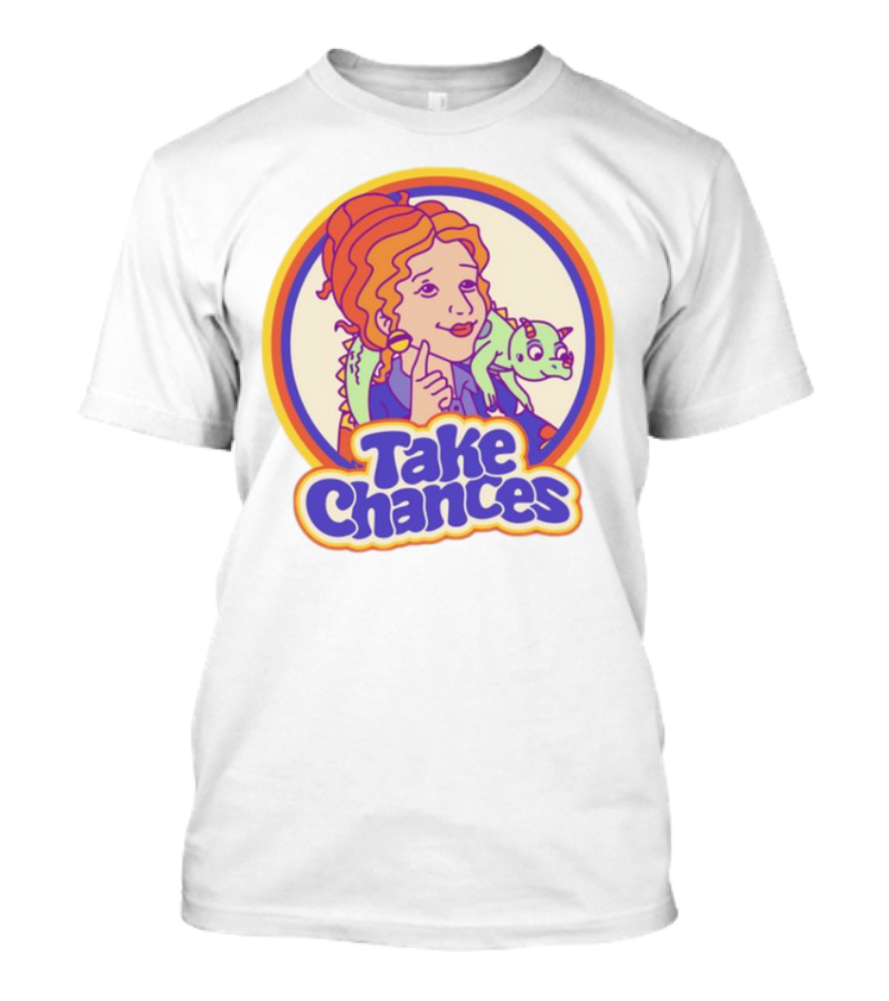 Magic School Bus Take Chances Ms. Frizzle And Liz Retro Style T-Shirt