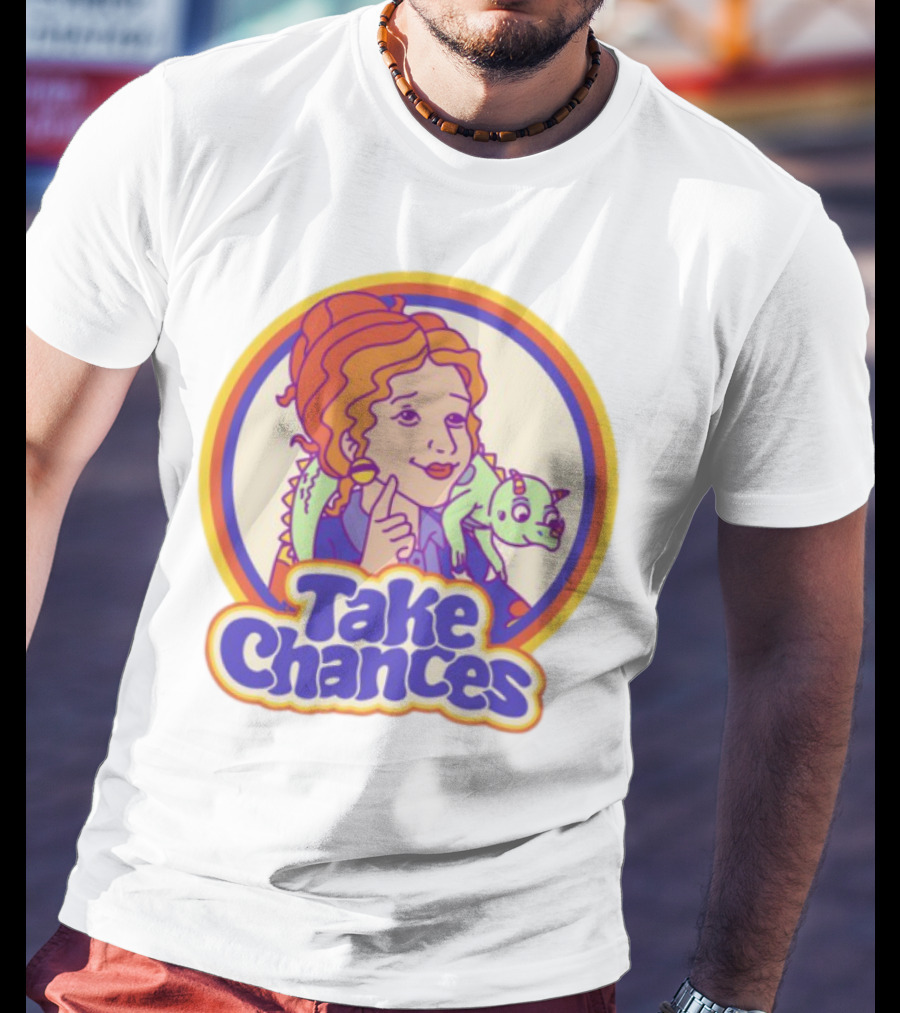 Magic School Bus Take Chances Ms. Frizzle And Liz Retro Style T-Shirt