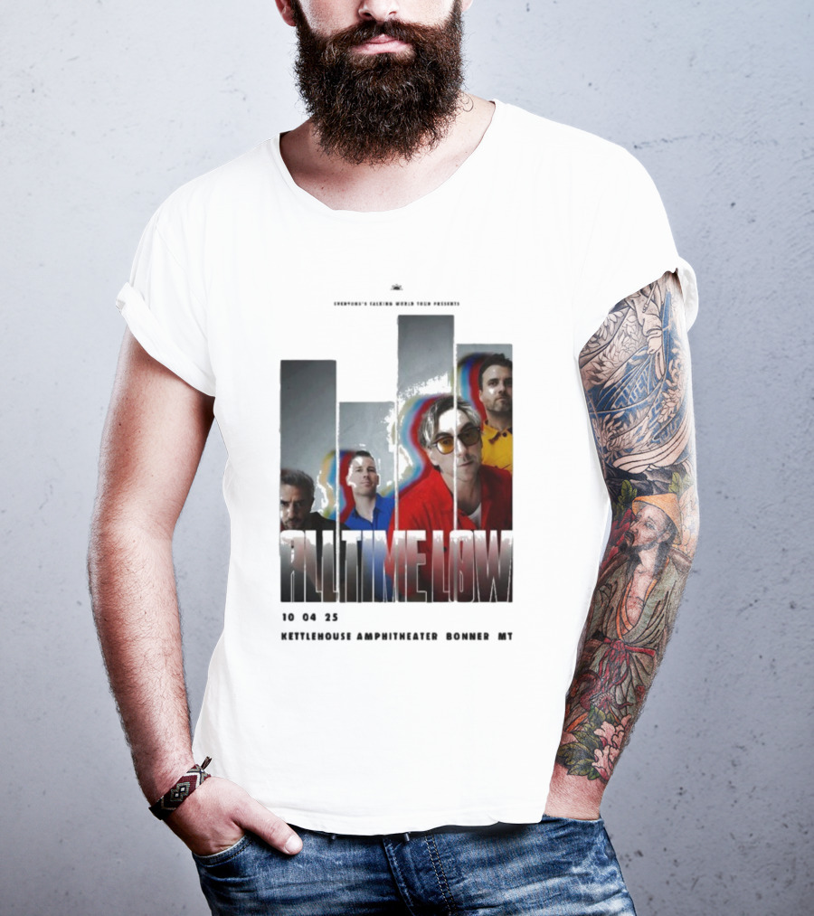 All Time Low Live 10.4.2025 KettleHouse Amphitheater Bonner MT T-Shirt