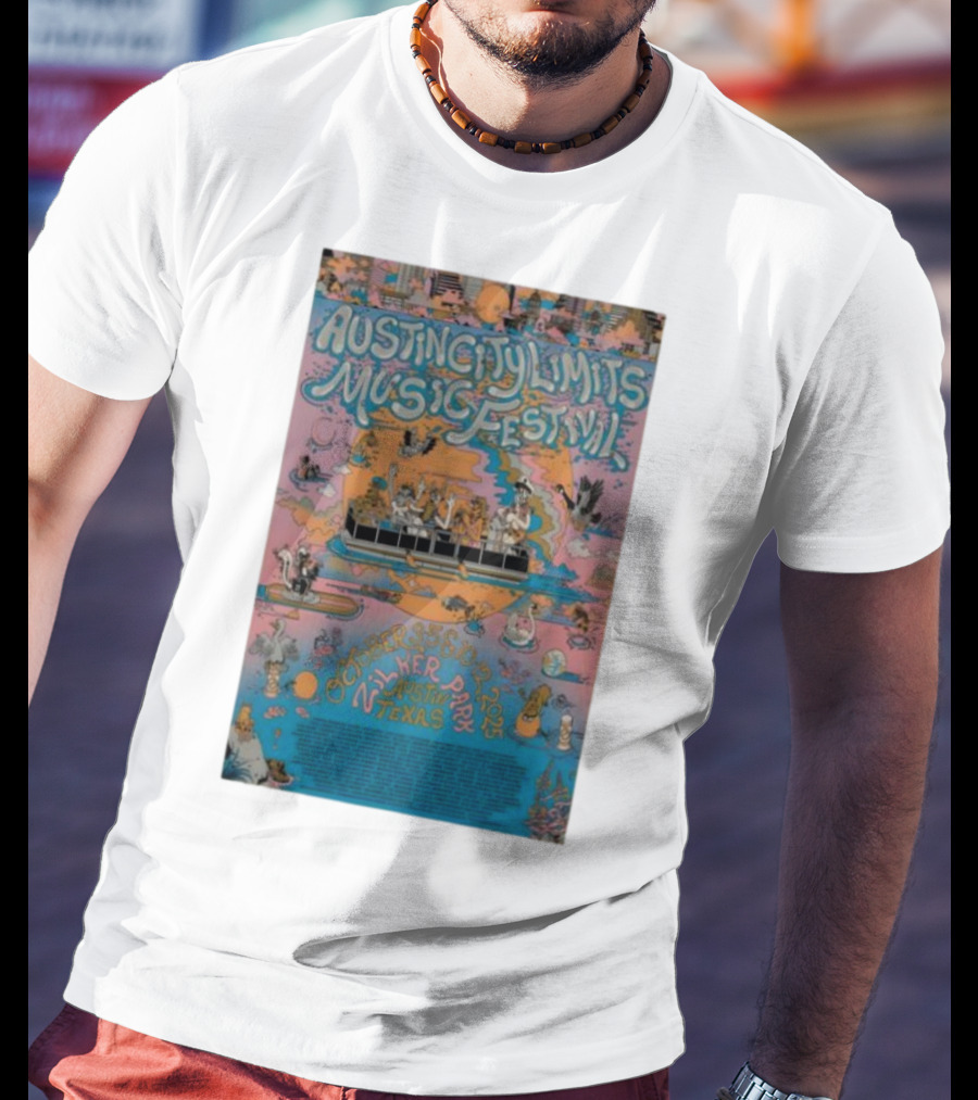 Austin City Limits Music Festival 2015 Wilker Park Austin Texas October 2-4 9-11 T-Shirt