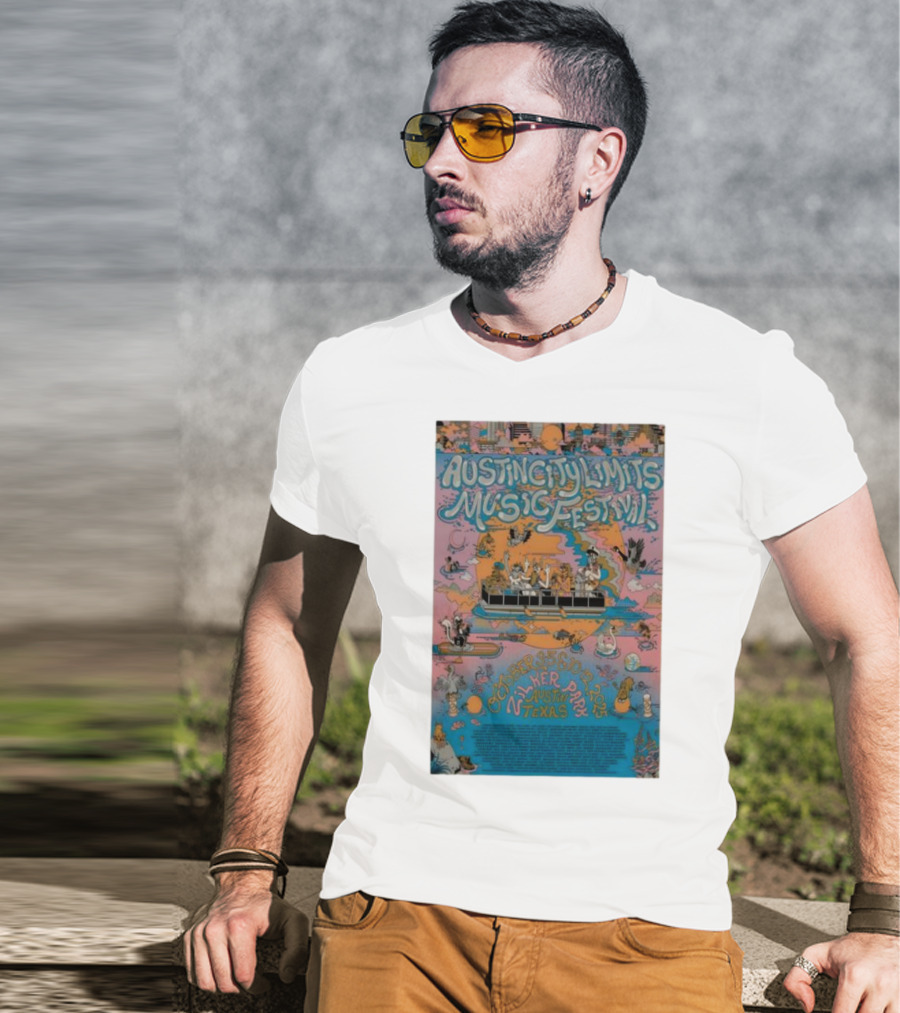Austin City Limits Music Festival 2015 Wilker Park Austin Texas October 2-4 9-11 T-Shirt
