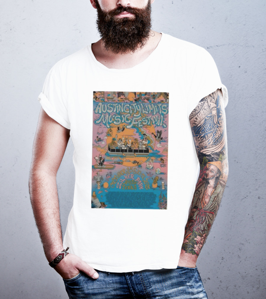 Austin City Limits Music Festival 2015 Wilker Park Austin Texas October 2-4 9-11 T-Shirt