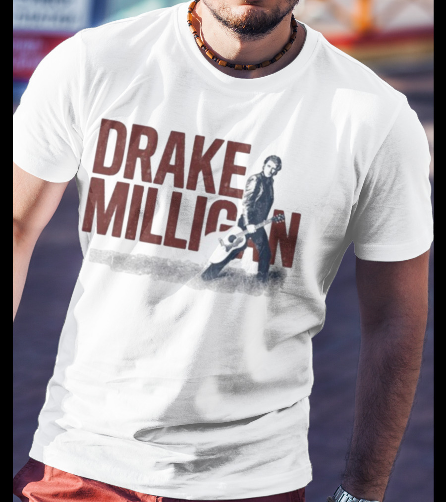 Drake Milligan Silver Guitar Photo Edition T-Shirt