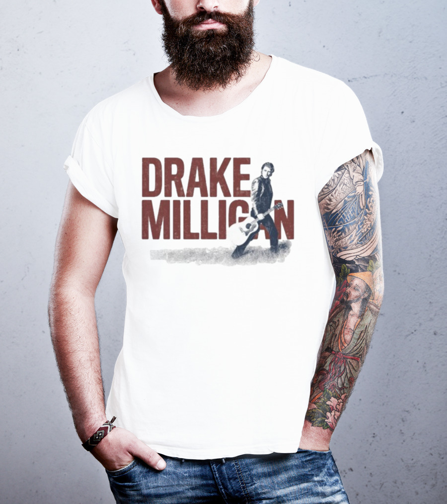 Drake Milligan Silver Guitar Photo Edition T-Shirt