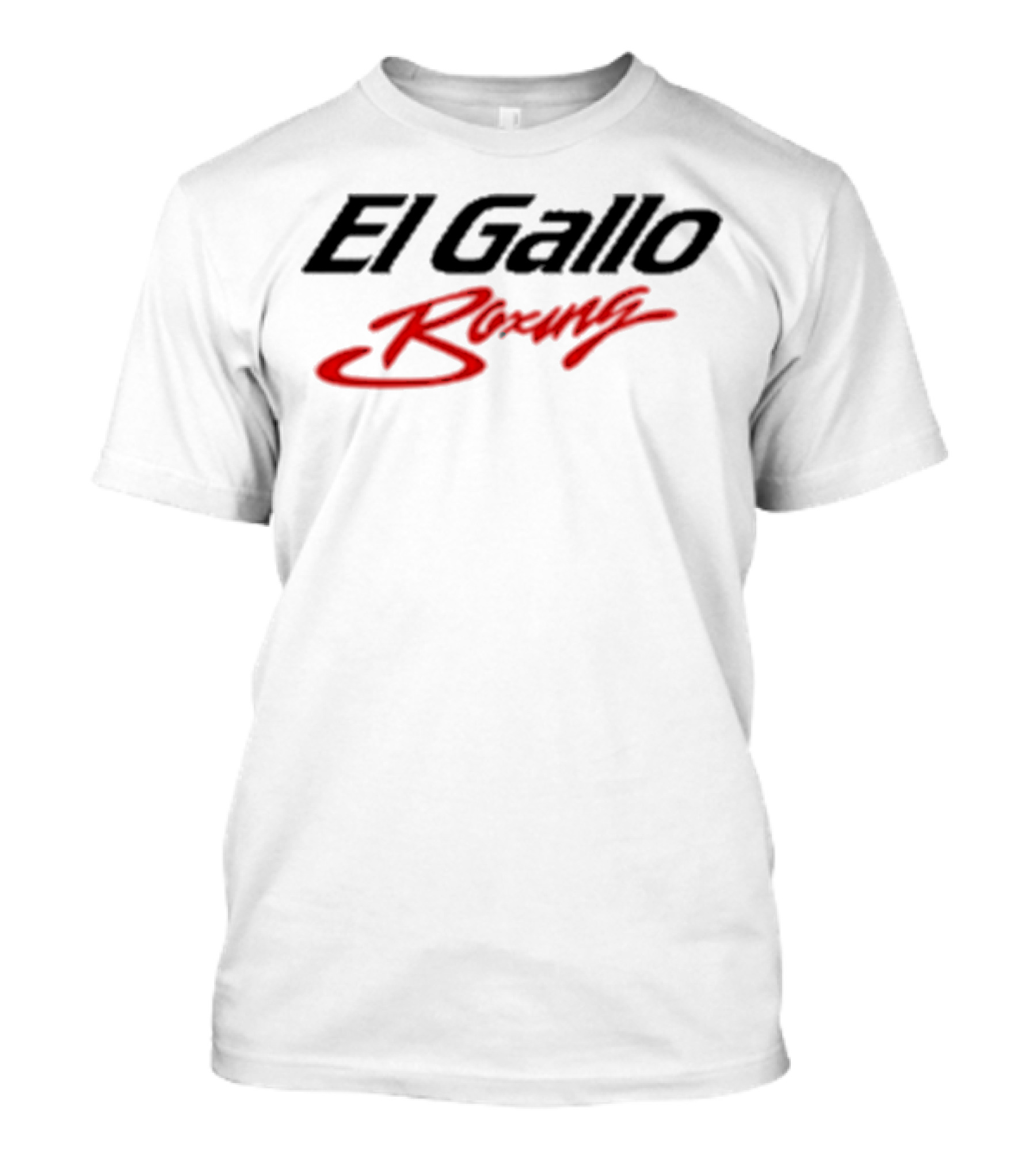 Jake Paul El Gallo Boxing Red Script Signature T-Shirt