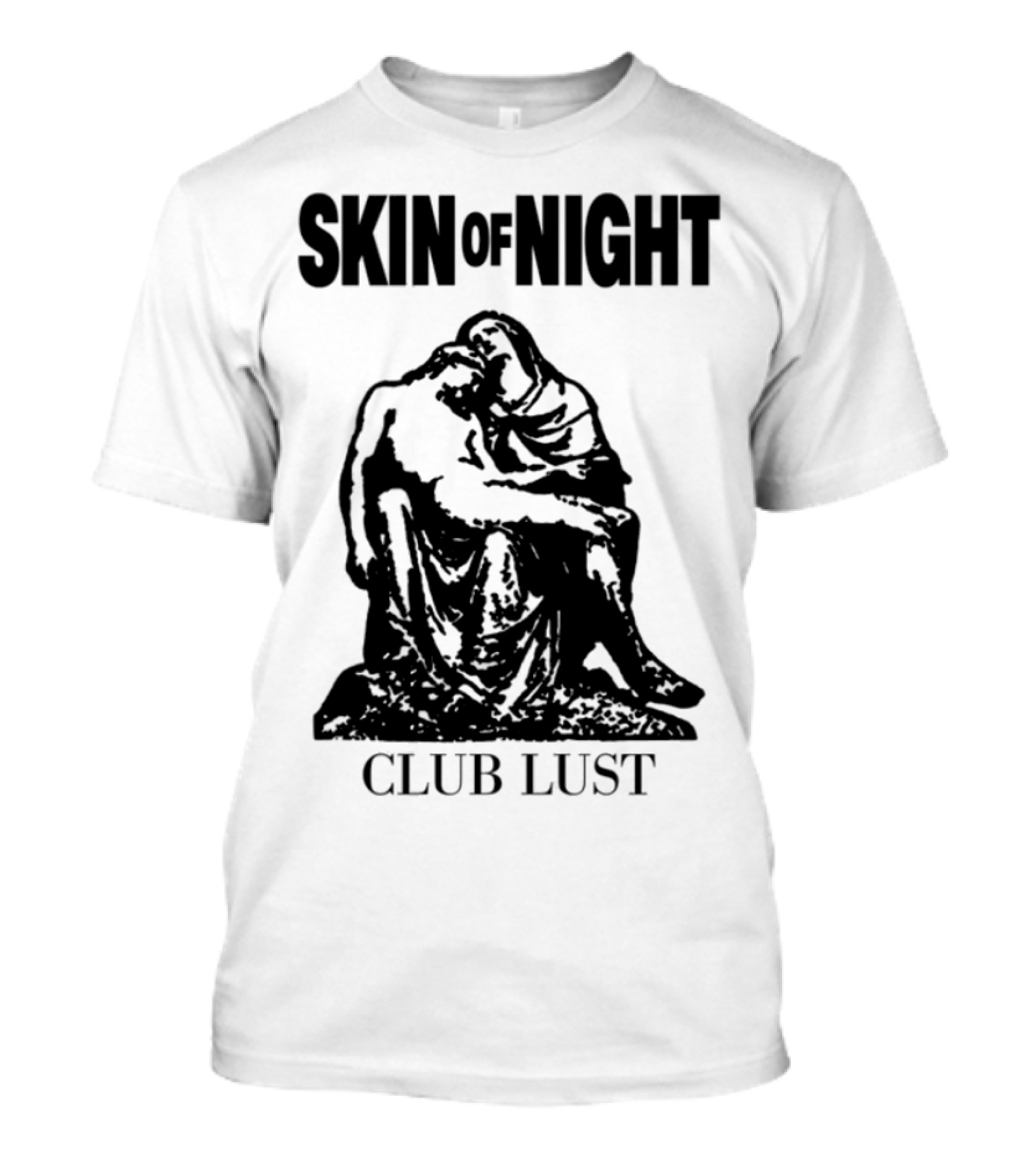 Night Club Lust Neon Skull And Lips T-Shirt