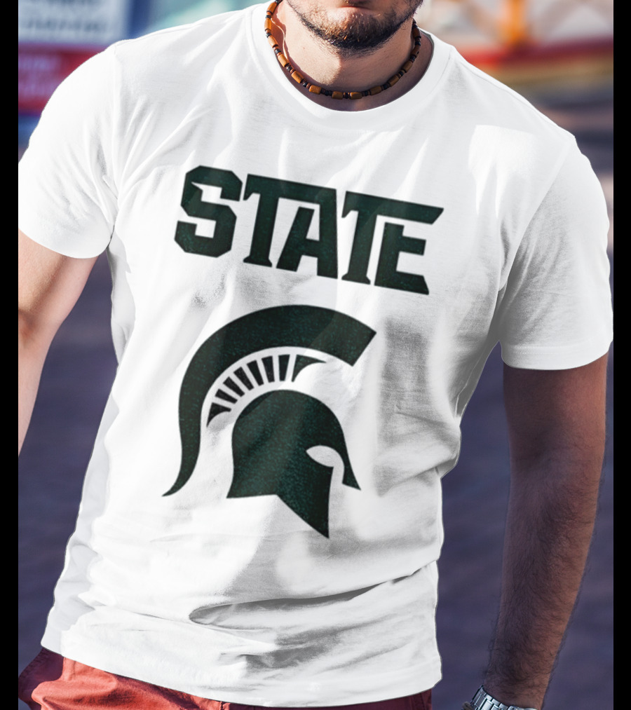 STATE Spartans Michigan Big Ten Basketball T-Shirt