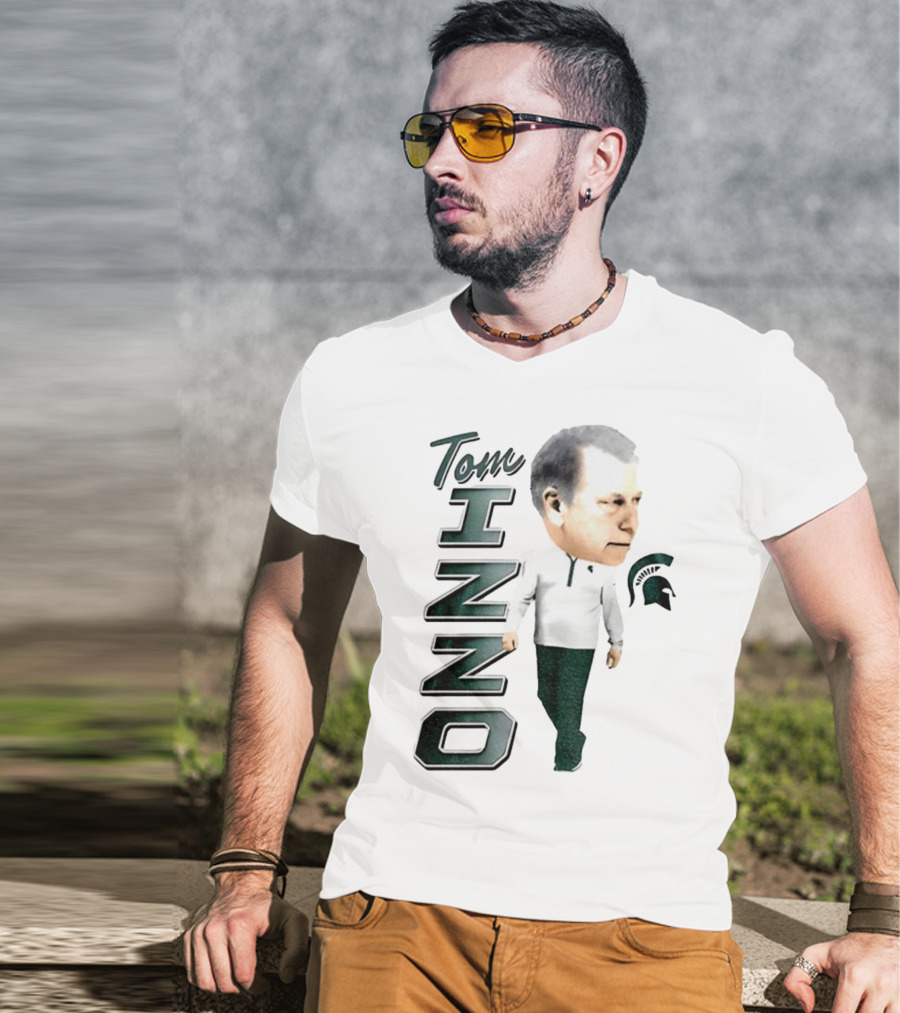 Tom Izzo Michigan State Spartans Coach Big Ten Conference Basketball T-Shirt