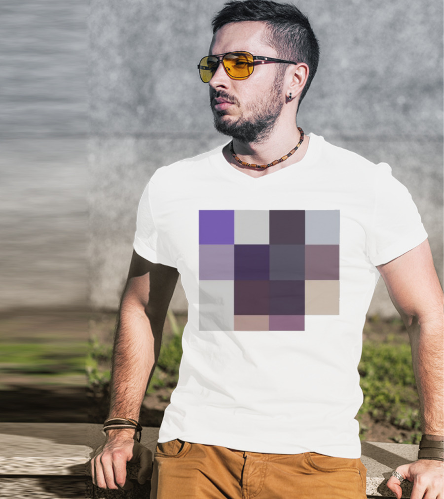 Acai28 Color Grid Abstract Acai T-Shirt