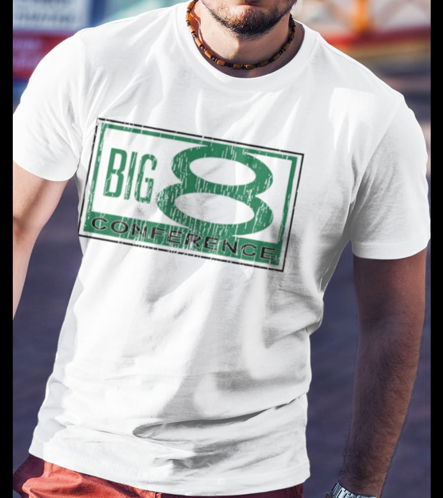 Big 8 Conference Retro Sports Emblem T-Shirt