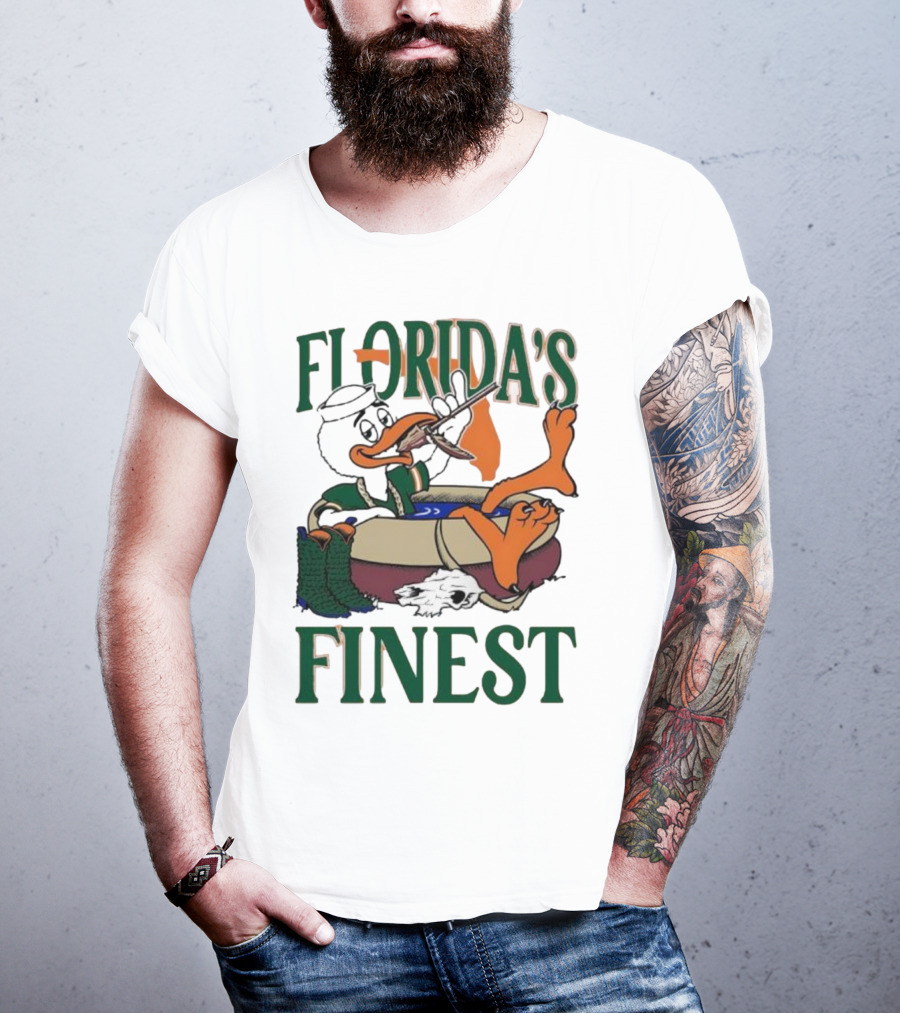 Florida’s Finest Miami Hurricanes Iconic Rivalry Victory Over Florida State Seminoles T-Shirt