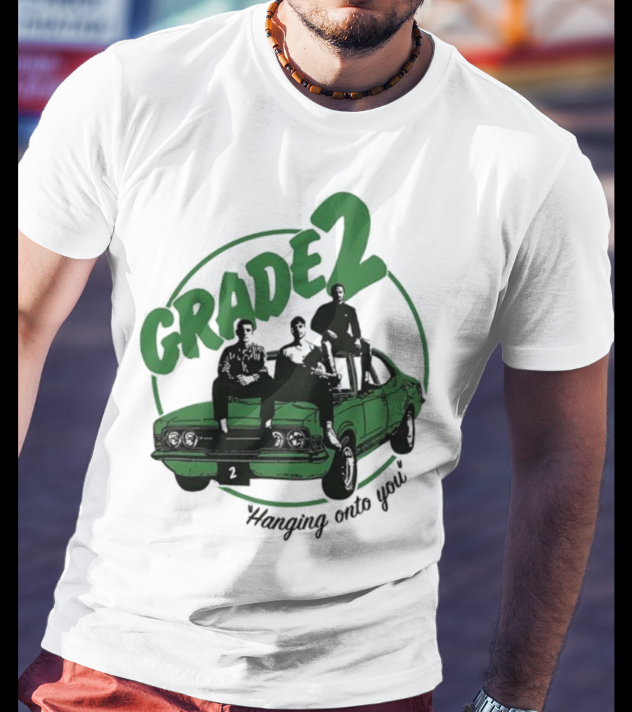 Grade 2 Hanging Onto You Band Members Car Graphic T-Shirt