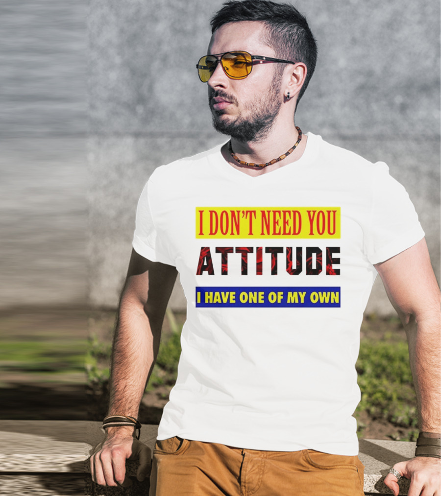 I Don't Need You Attitude I Have One Of My Own T-Shirt