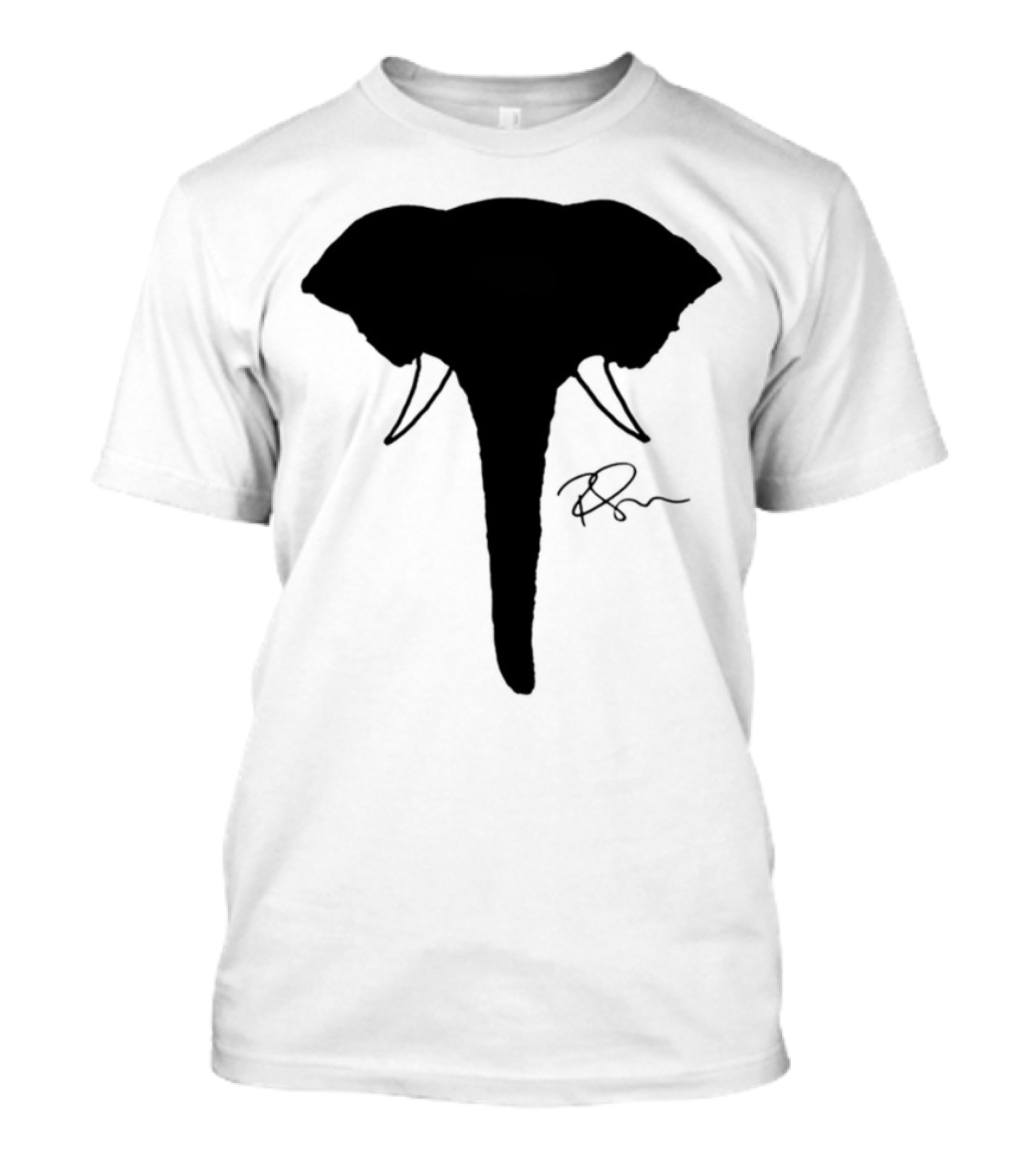 Limited Edition Ricky Gervais Elephant Design T-Shirt