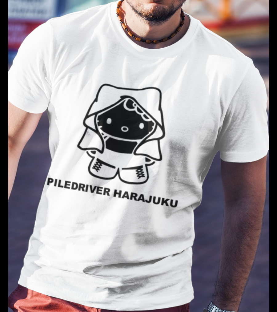 Piledriver Harajuku Panda Character T-Shirt