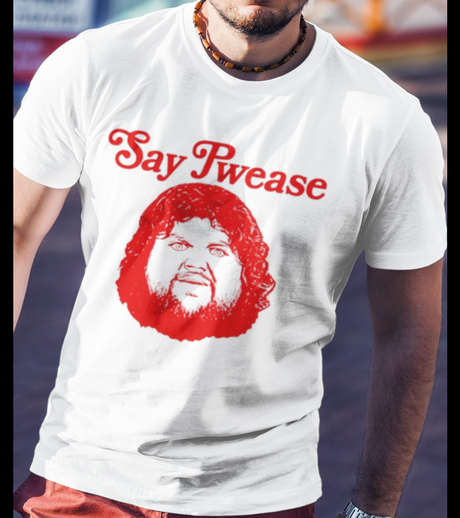 Say Pwease Red Beard Character T-Shirt