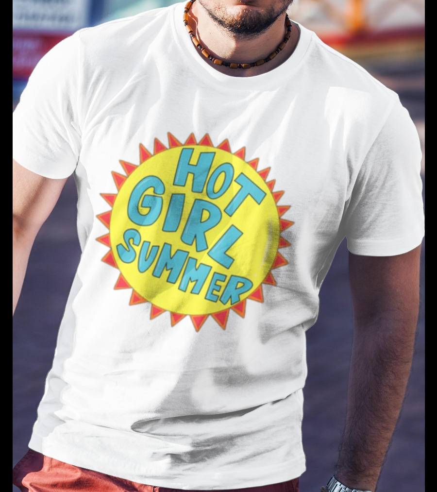 The Beaver Family Hot Girl Summer Sunburst Style T-Shirt