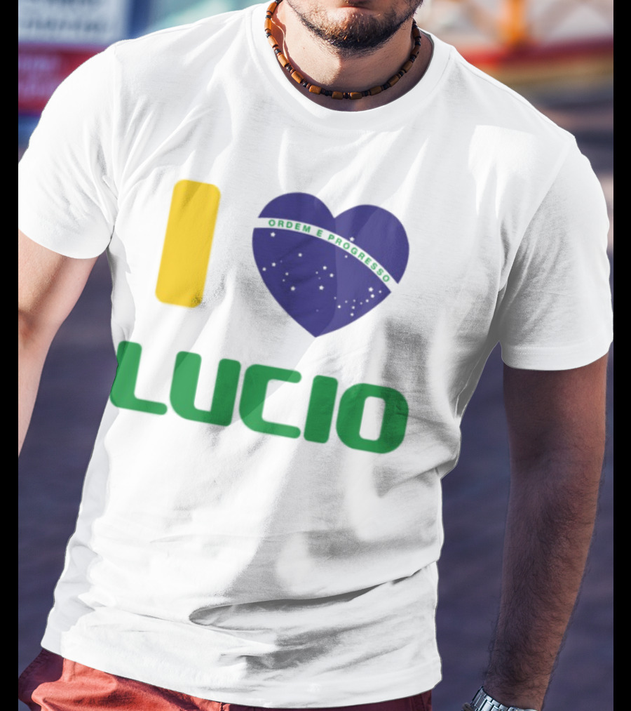 I Love Ordem E Progresso Lucio 1019 Records T-Shirt