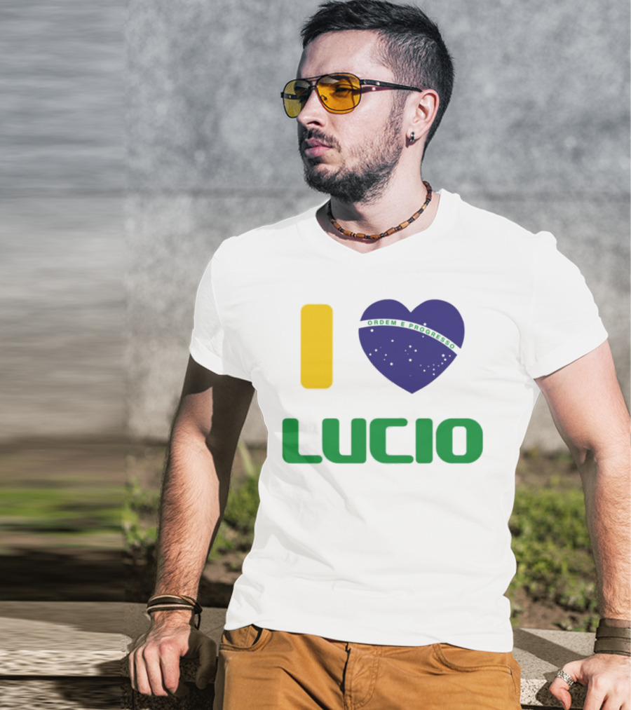 I Love Ordem E Progresso Lucio 1019 Records T-Shirt
