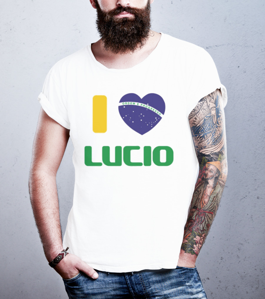 I Love Ordem E Progresso Lucio 1019 Records T-Shirt