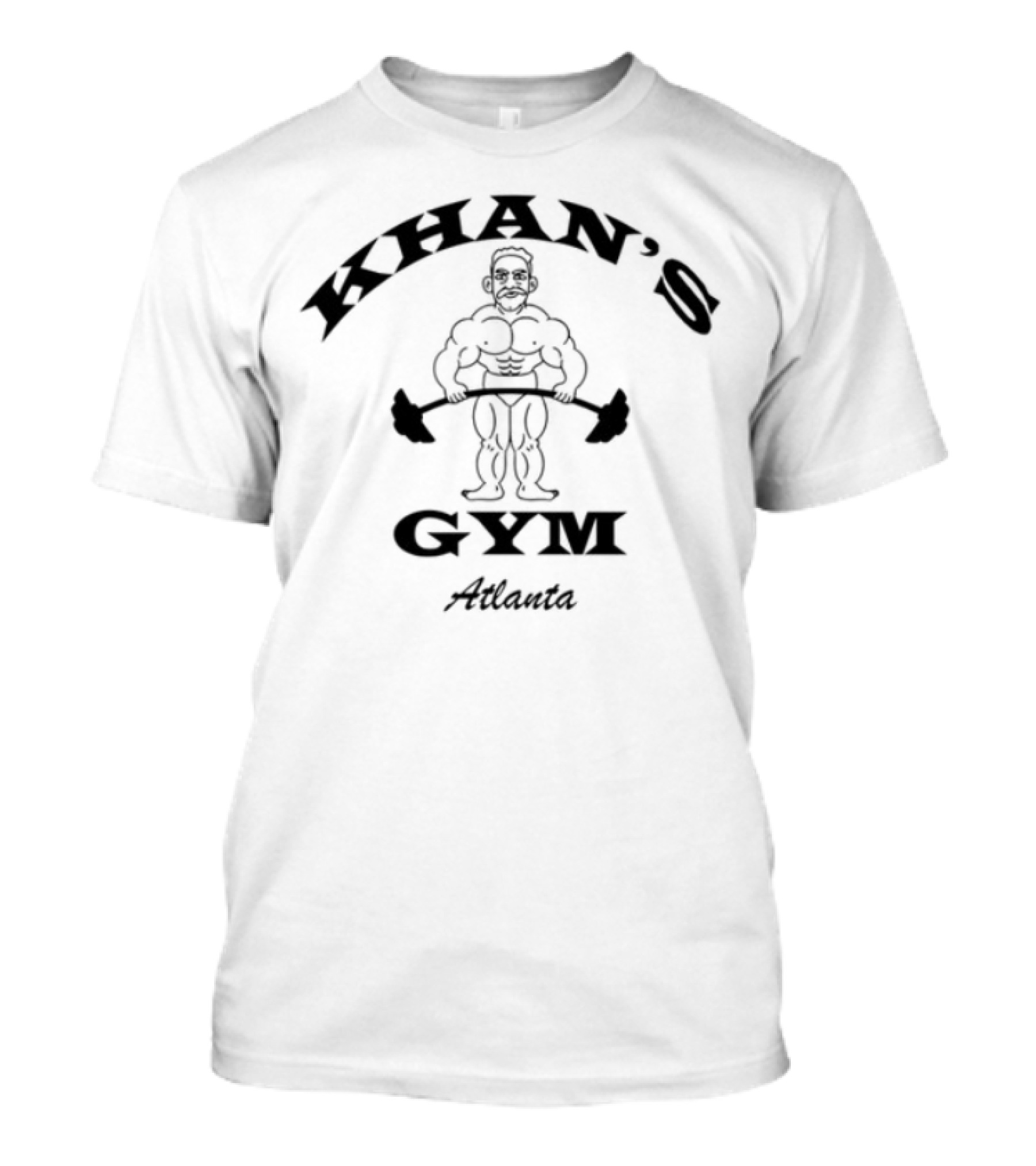 Khan's Gym Monster Motif T-Shirt