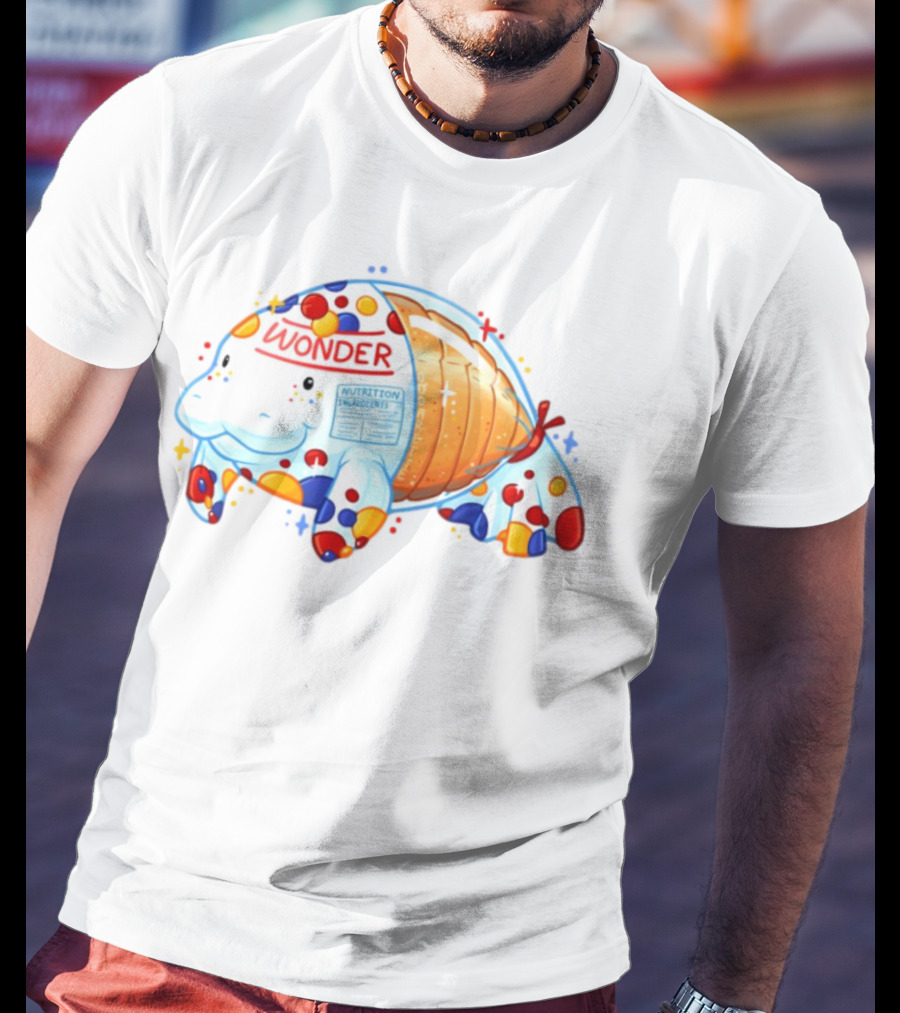 Oddarette Wonder Bread Nutrition Ingredients Animal T-Shirt