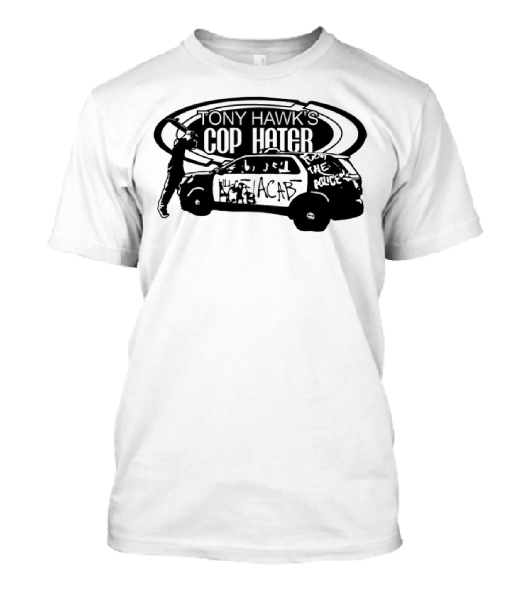Tony Hawk's Cop Hater Burnside Black Label T-Shirt