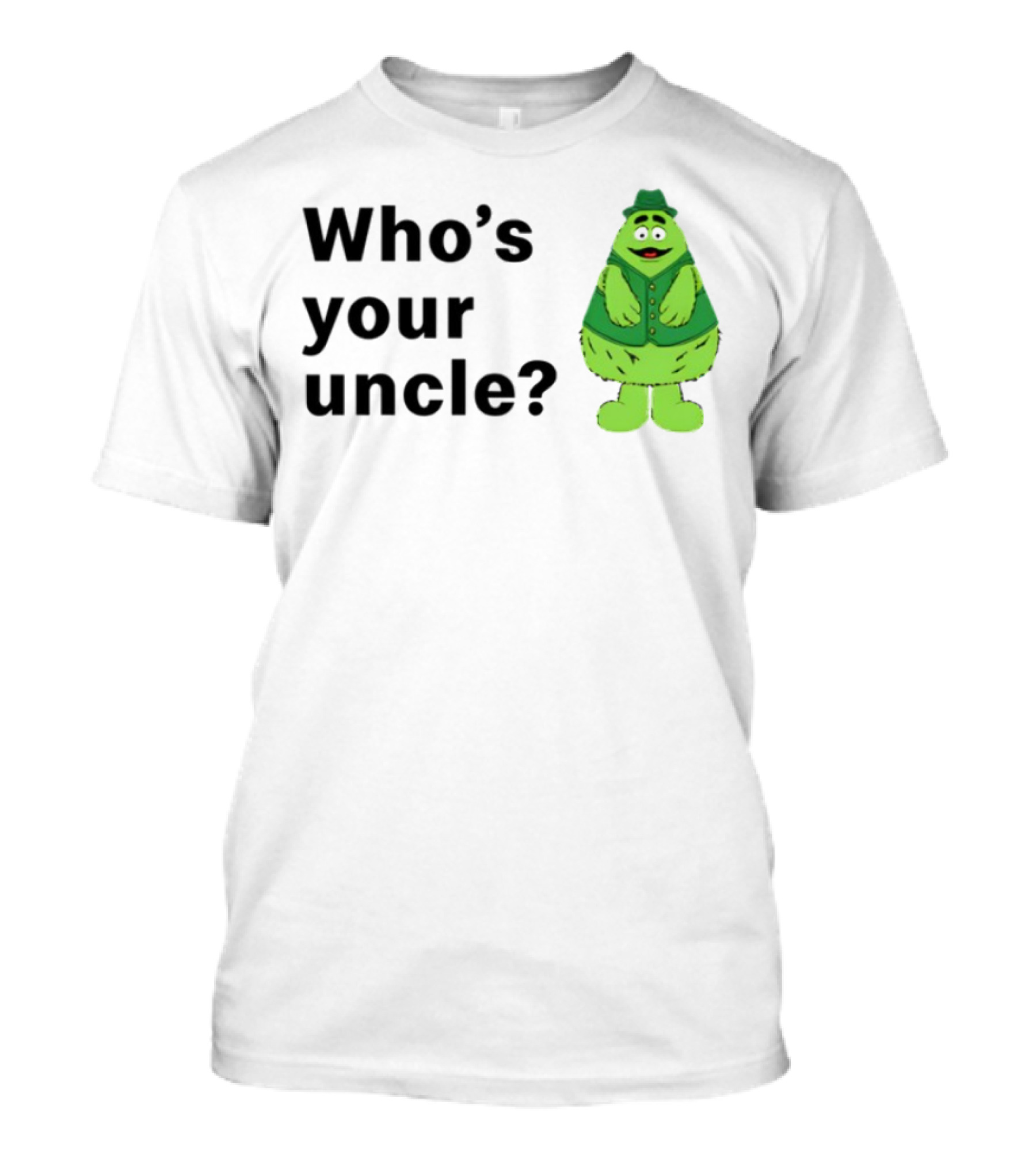 Uncle O'Grimacey Who's Your Uncle Classic Character St. Patrick's Day T-Shirt