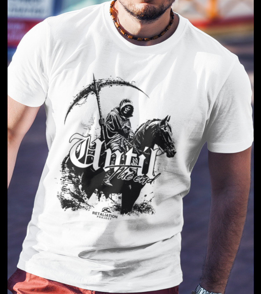 Until The End Eternal Grim Reaper Horse Rider T-Shirt