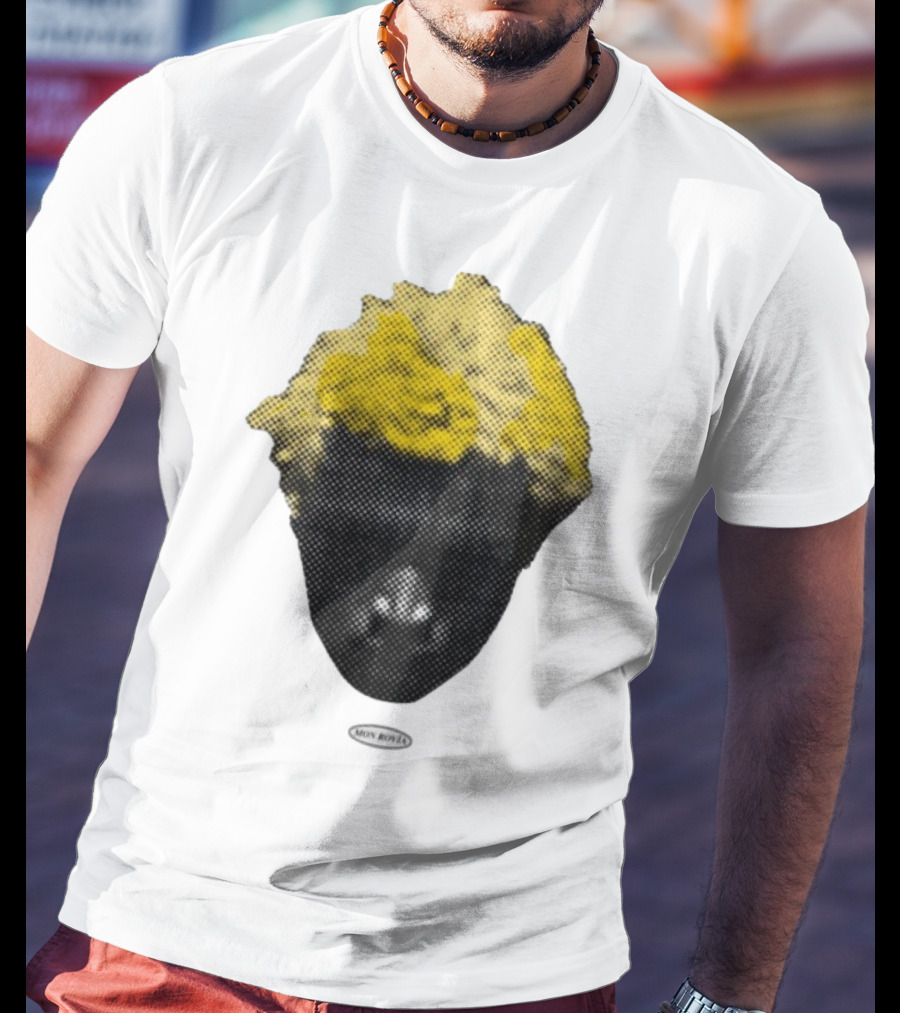 Mon Rovia Boy Yellow Hair Pop Art Style T-Shirt