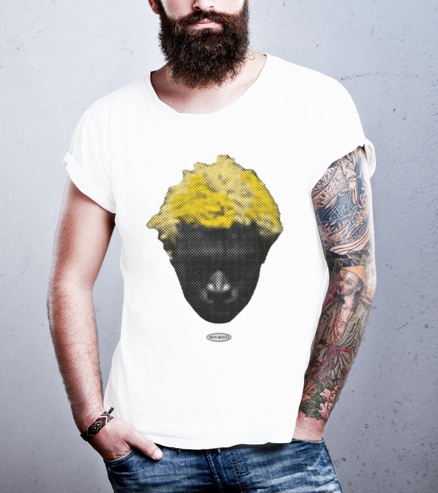 Mon Rovia Boy Yellow Hair Pop Art Style T-Shirt