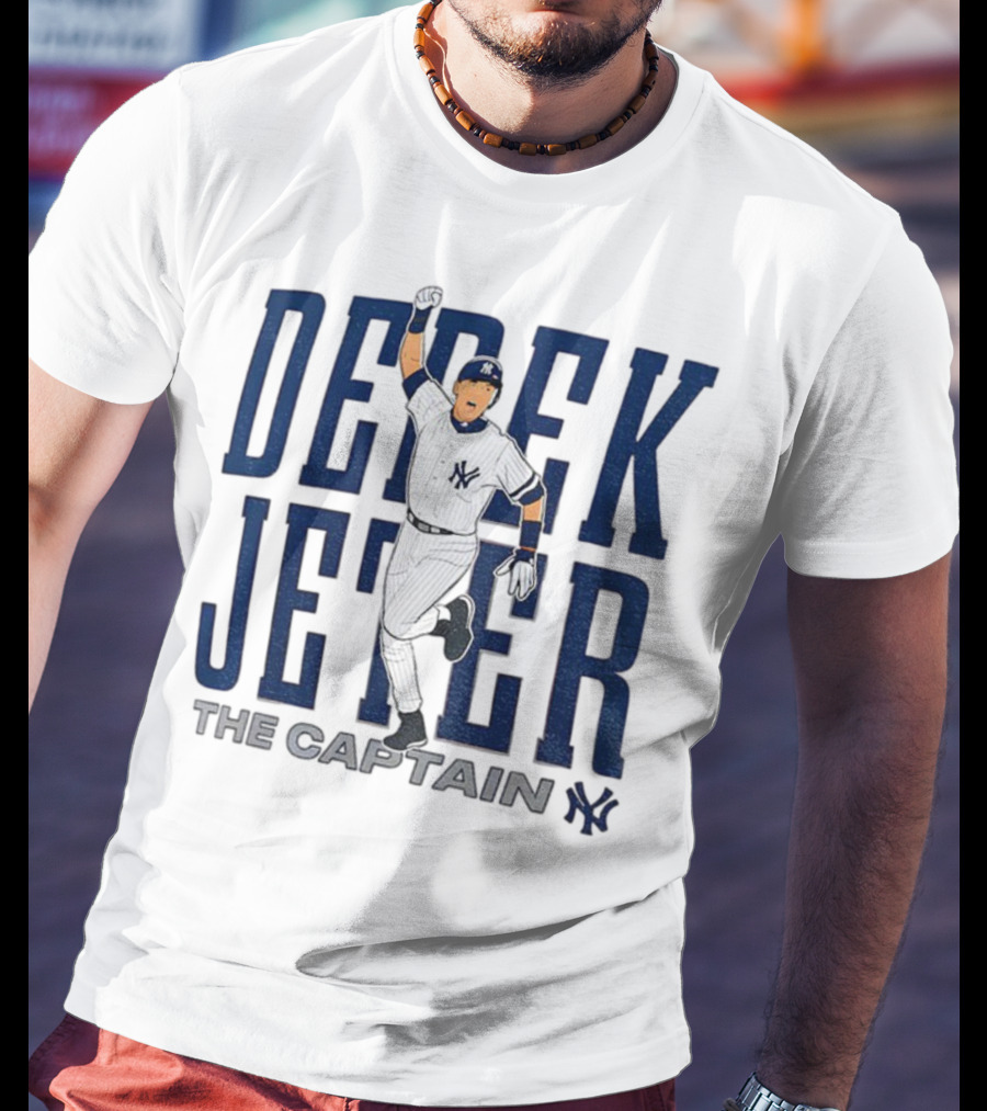 Derek Jeter The Captain New York Yankees MLB Baseball T-Shirt