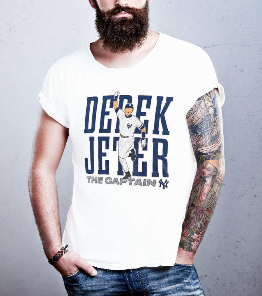 Derek Jeter The Captain New York Yankees MLB Baseball T-Shirt